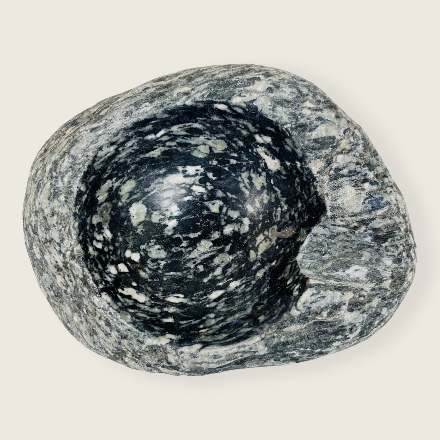 Dark Grey Speckled Ash Tray - River Stone