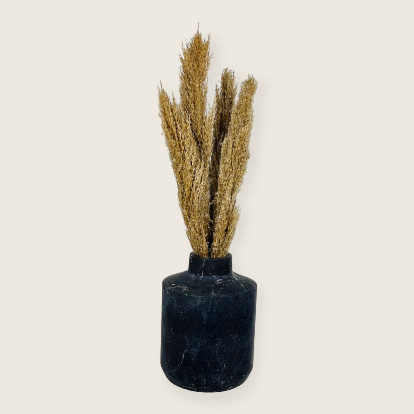 Wide Bottom Vase - Black