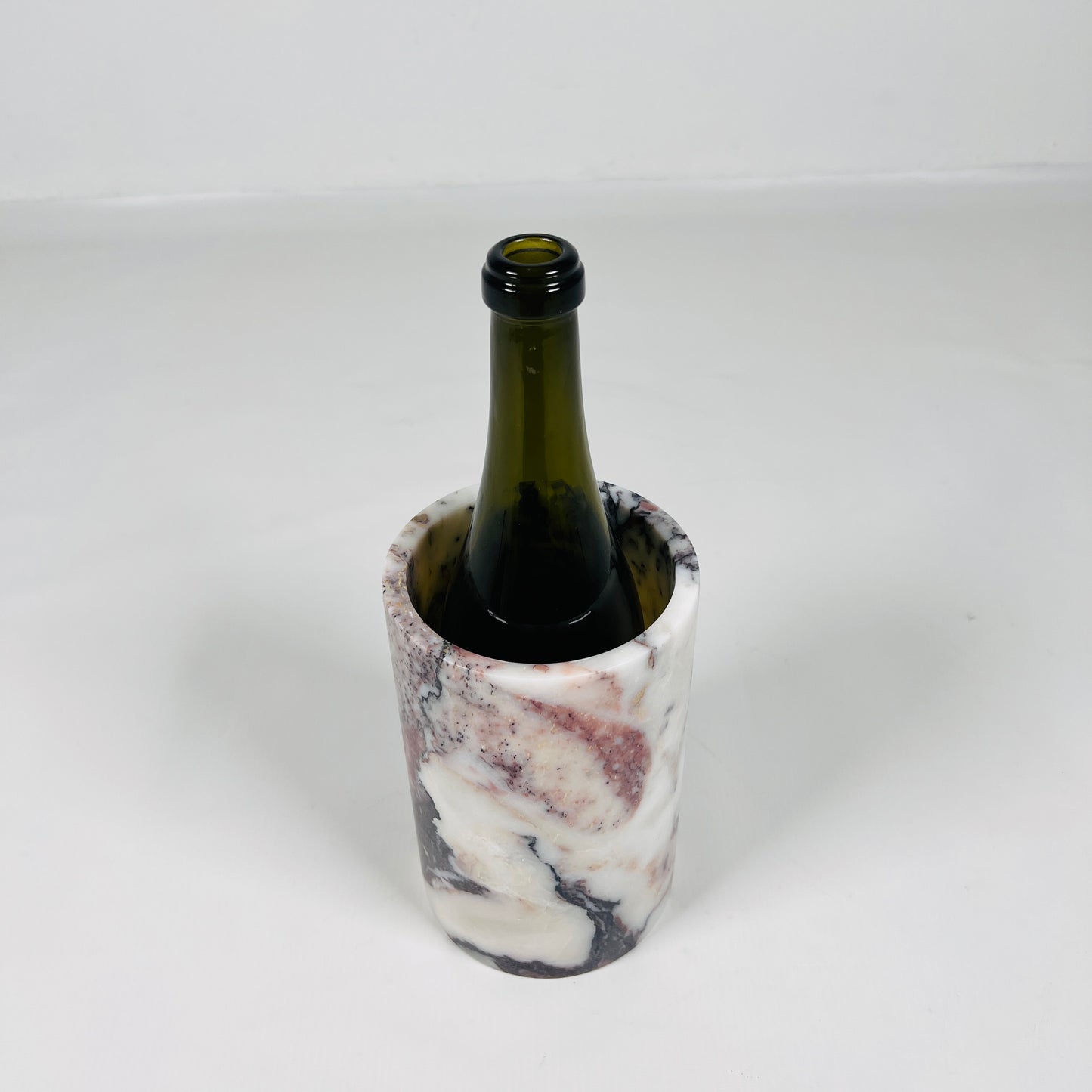 Marble Bottle Holder - -Red & White