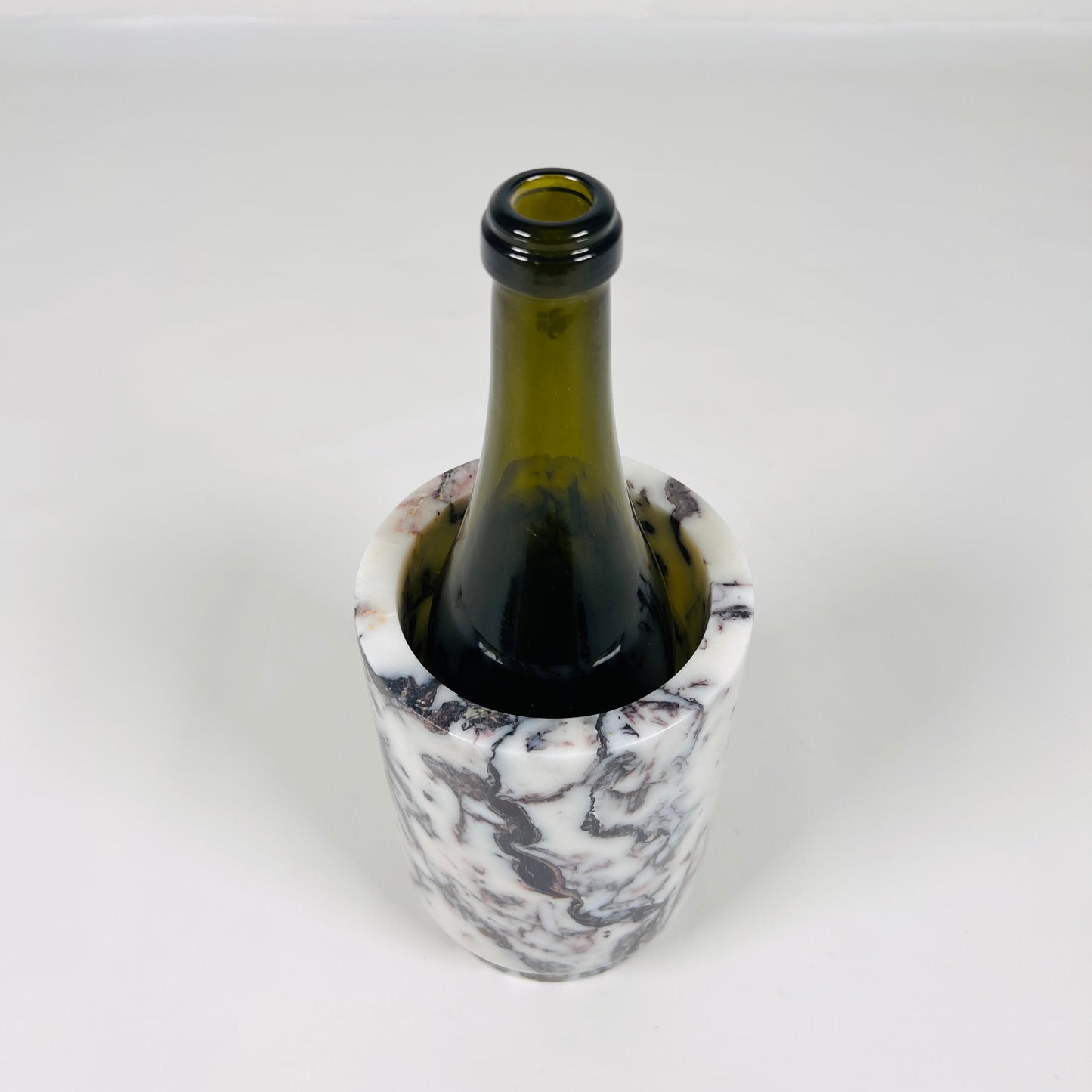 Marble Bottle Holder - Red & White