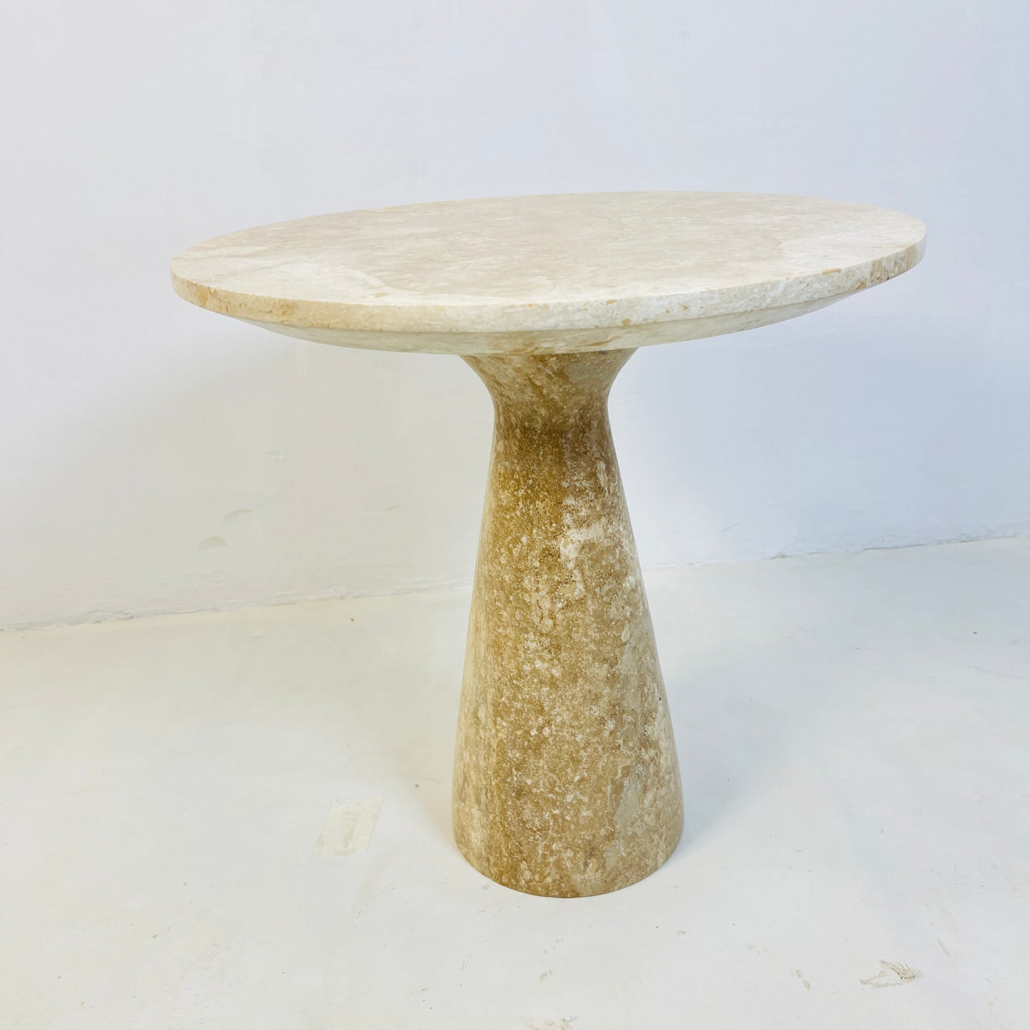 Axis Side Table - Travertine