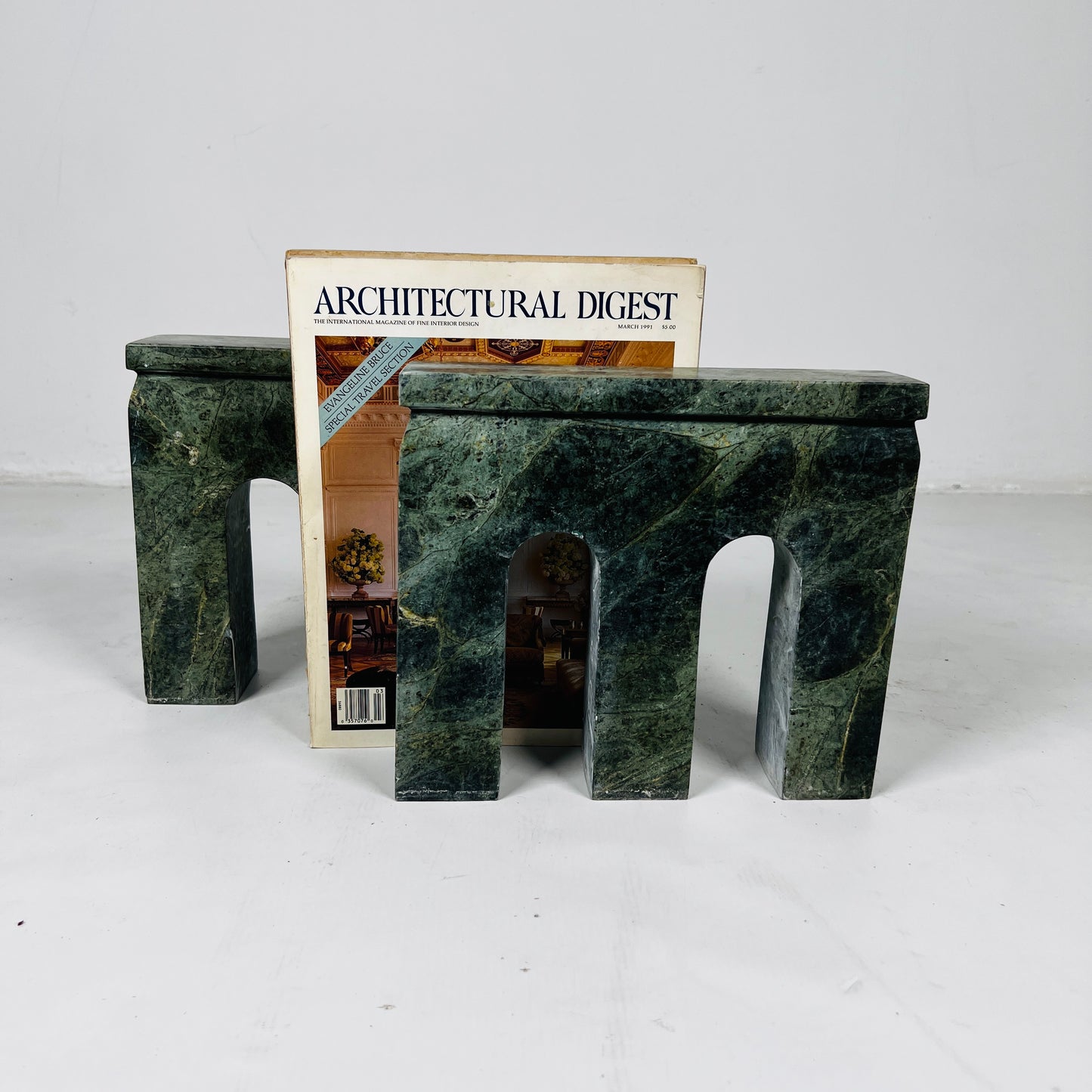 Bridge Bookends Pair - Green