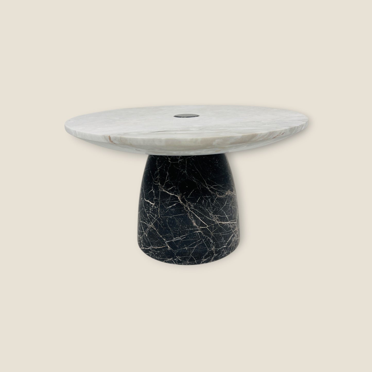 Marble Dessert Stand - Black & Gray