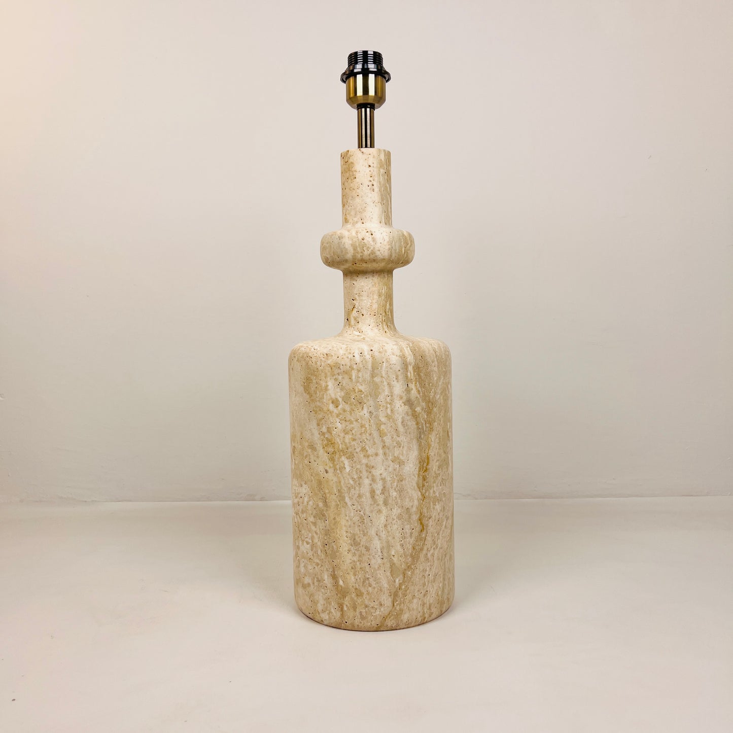 Bottleneck Table Lamp - Travertine