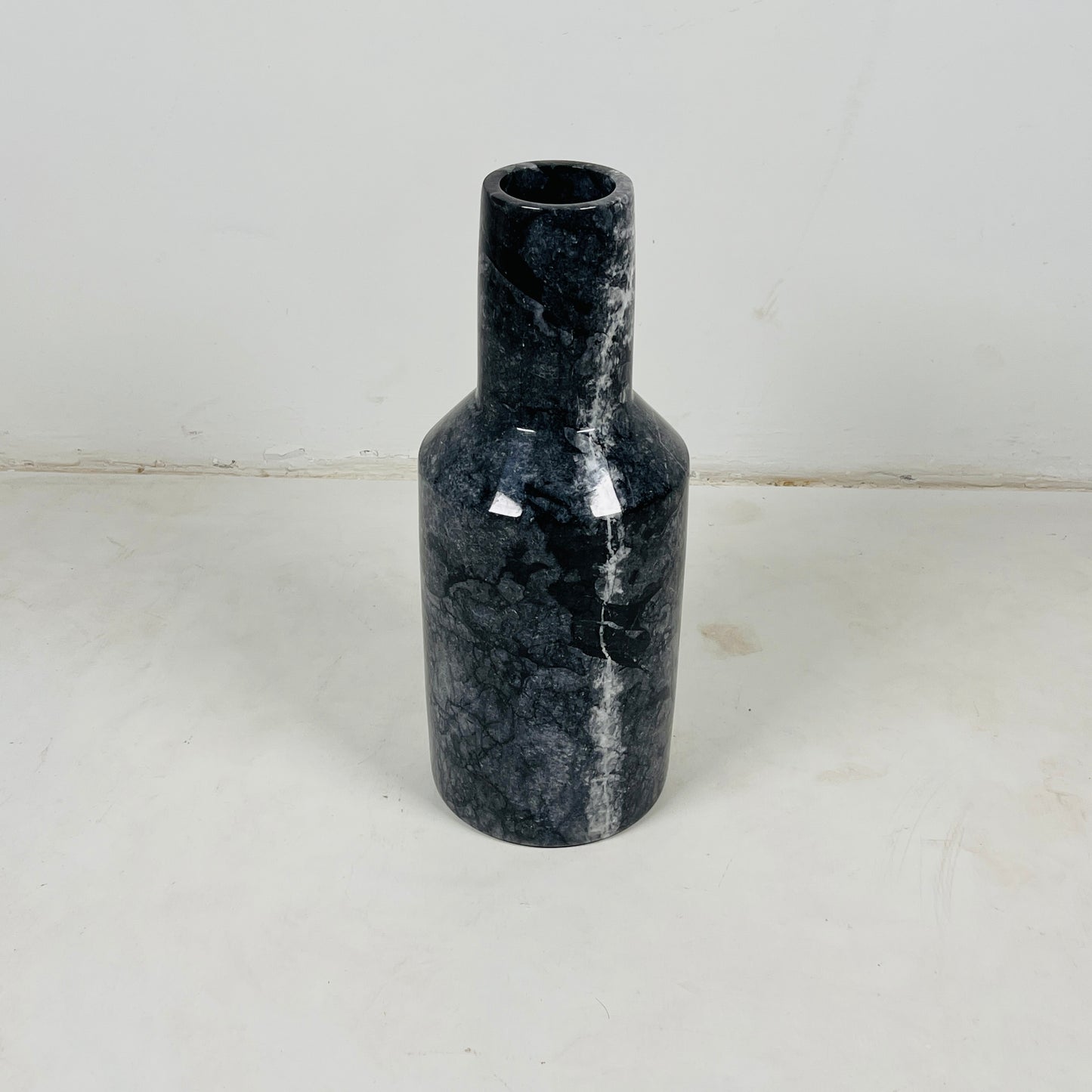 Bottled Vase - Black & Blue