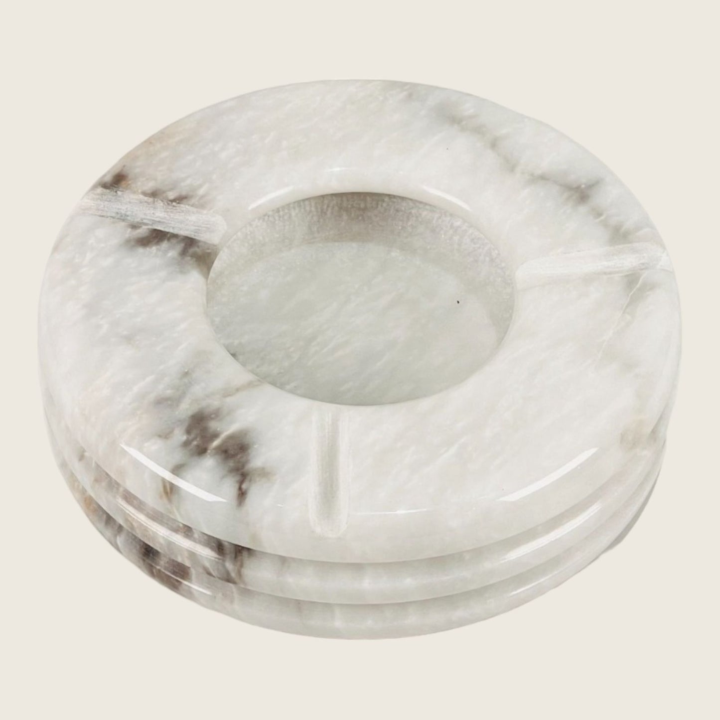 Stacked Rings Ash Tray - Gray