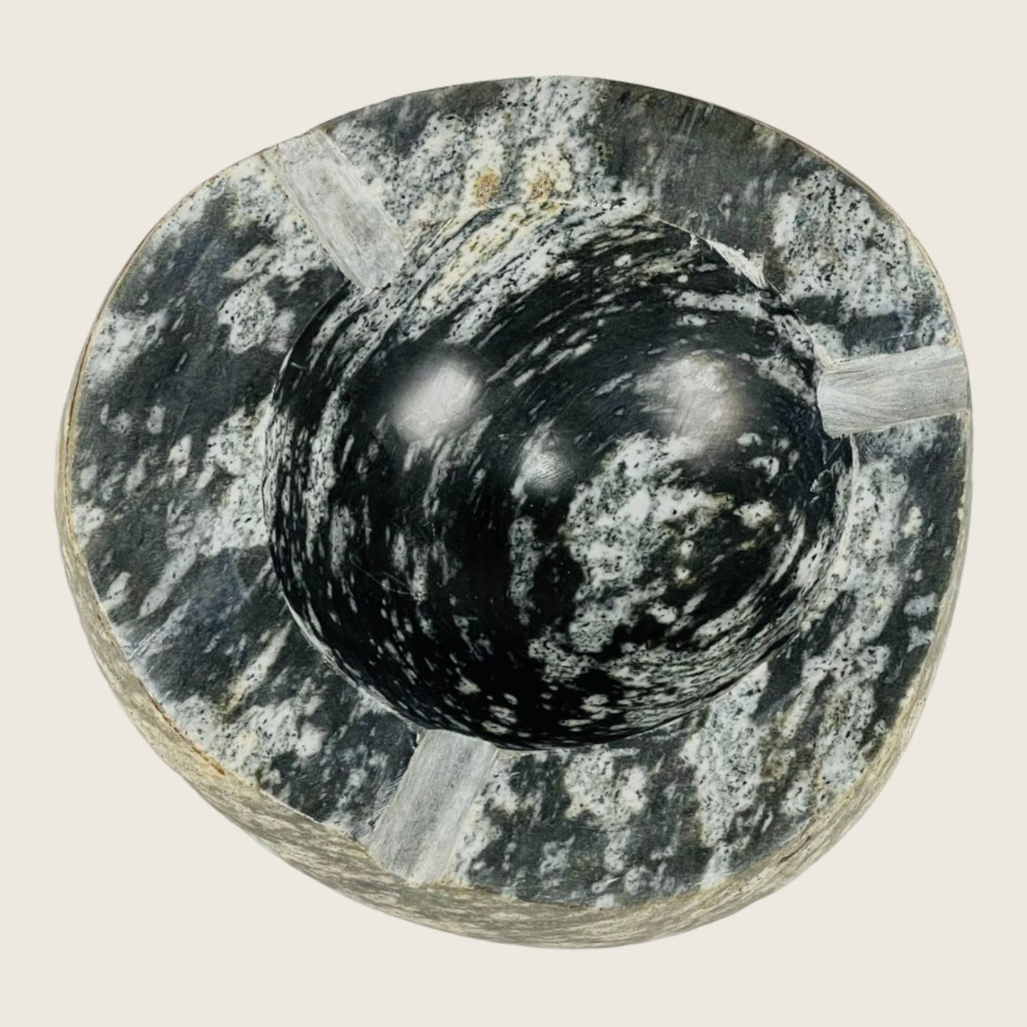 Black & Grey Ash Tray - Riverstone