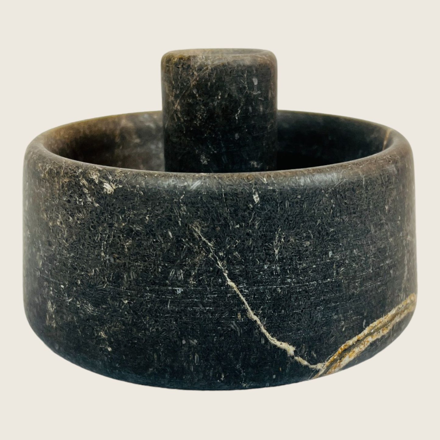 Bowl Candle Stand - Black