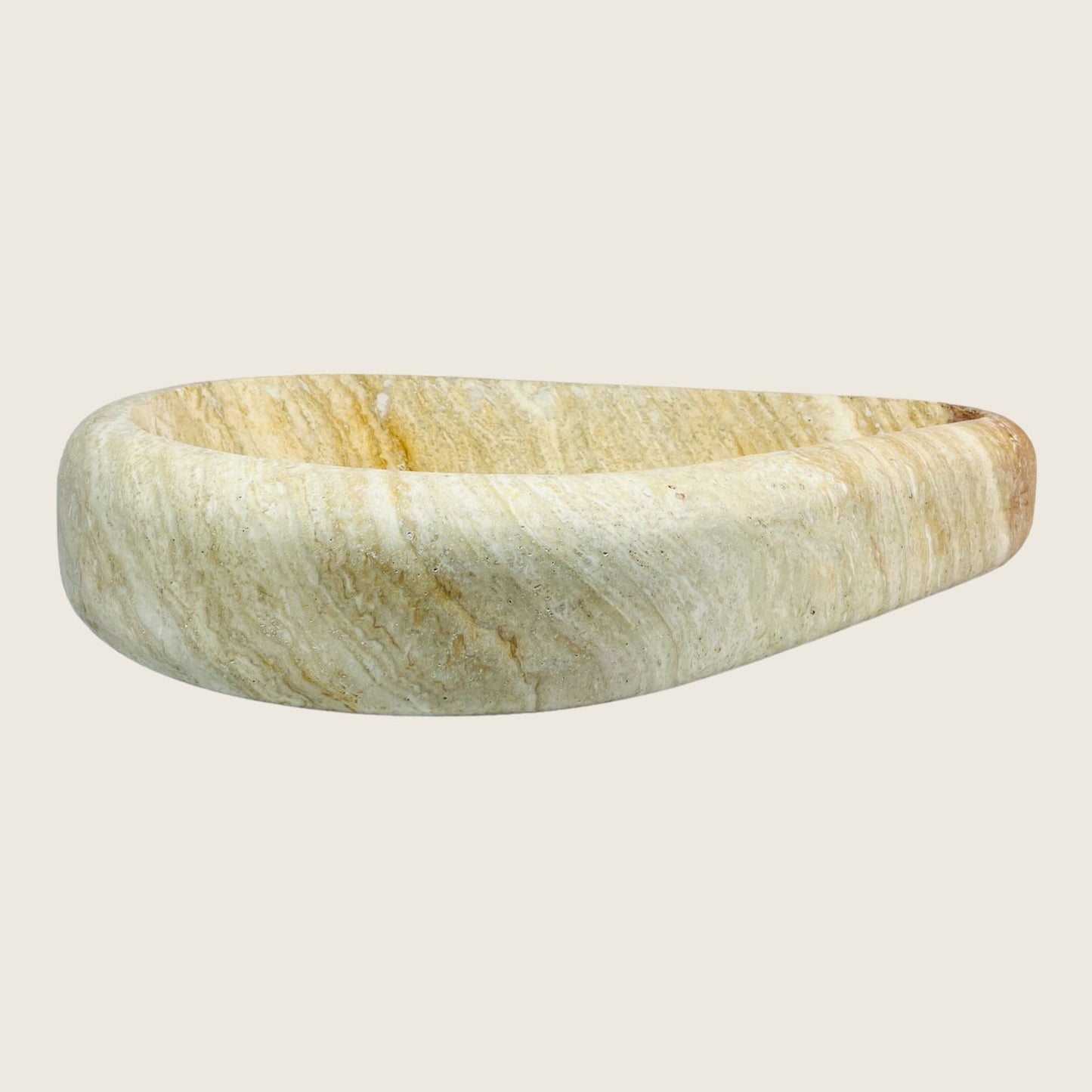 Almond Sink - Travertine