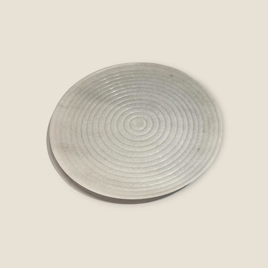 Round Grooved Platter