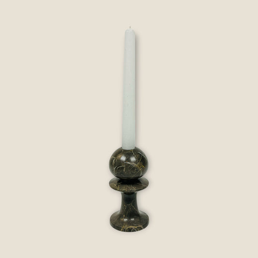 Pawn Candle Stand - Brown
