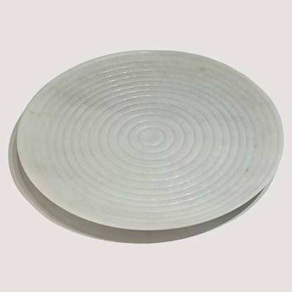 Round Grooved Platter