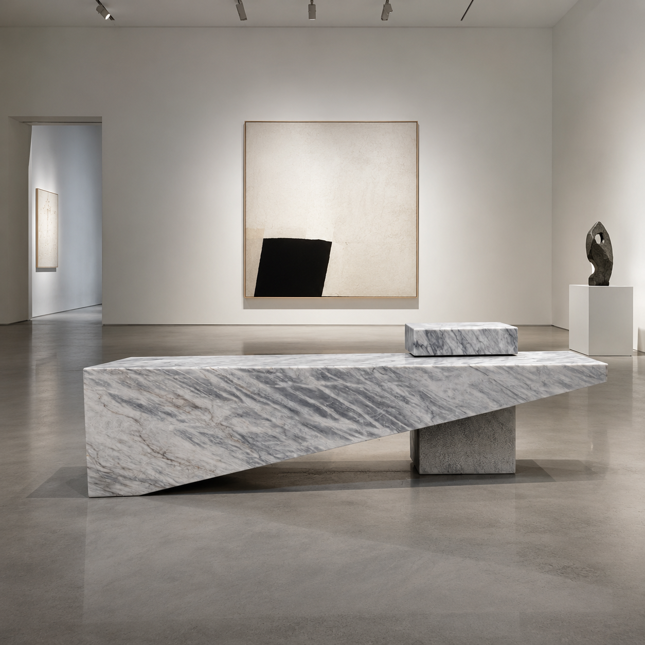 Glacier Bench - Gray