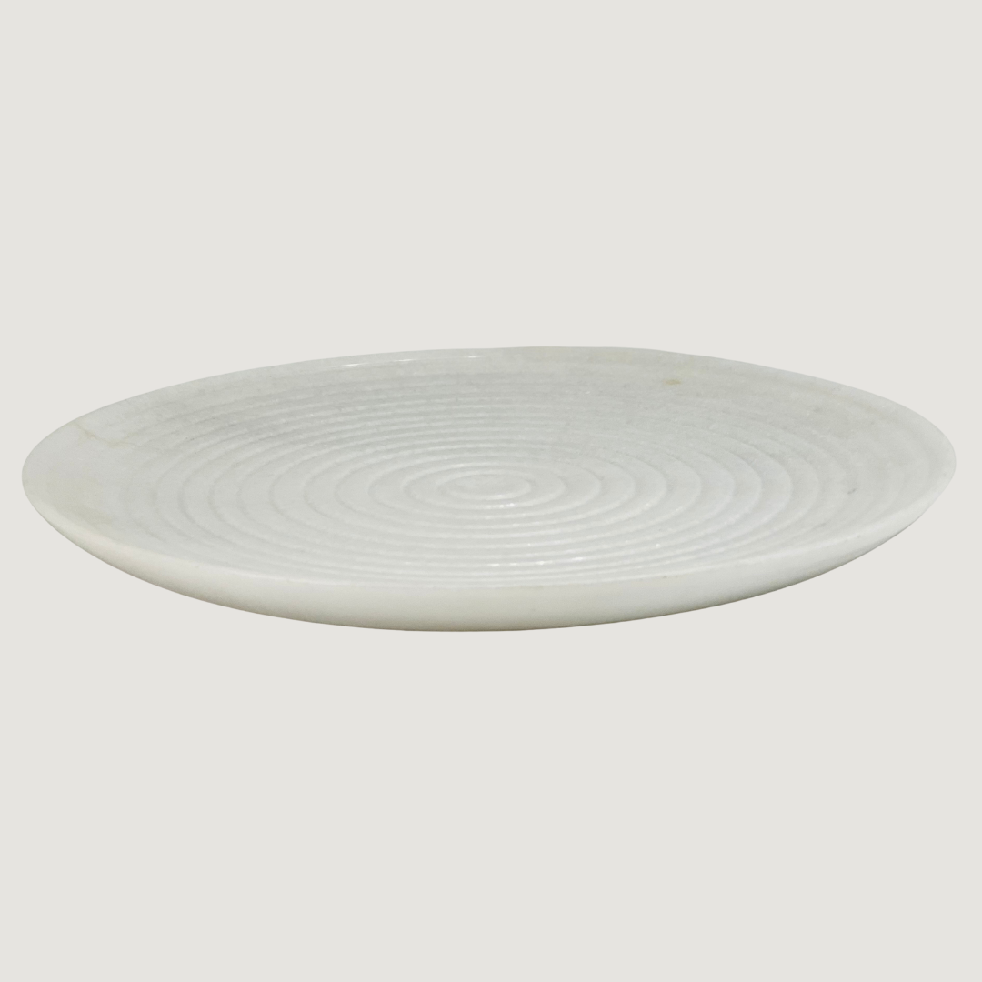 Round Grooved Platter