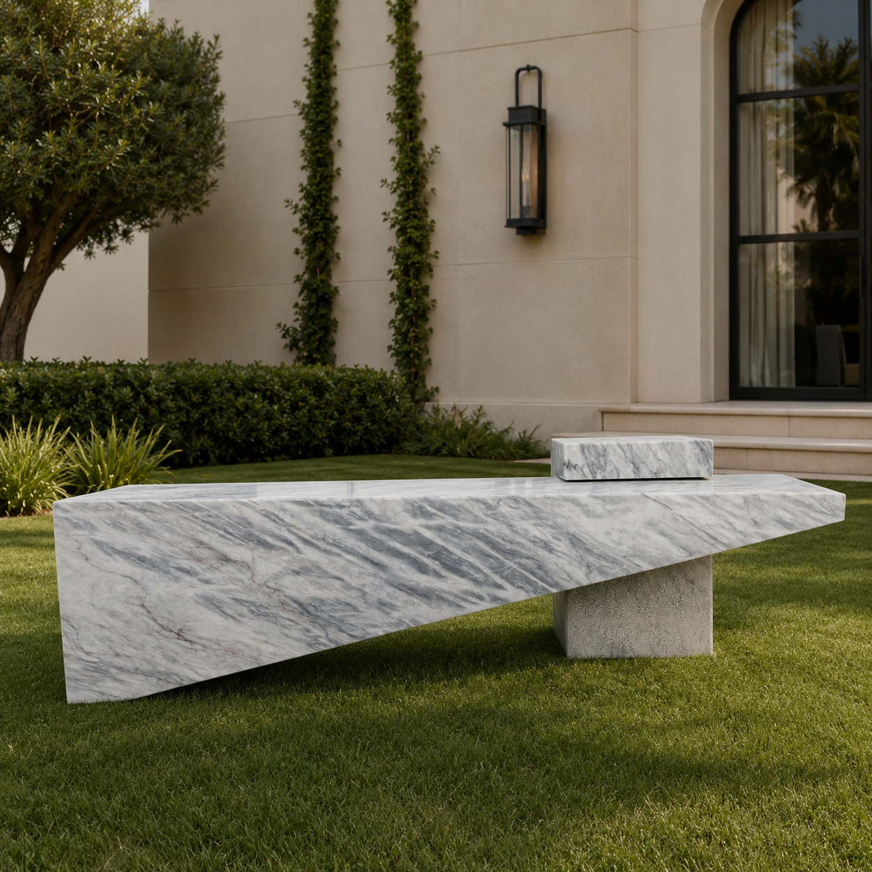 Glacier Bench - Gray