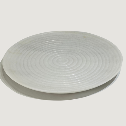 Round Grooved Platter