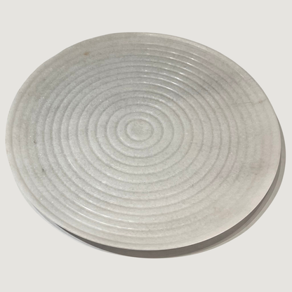 Round Grooved Platter
