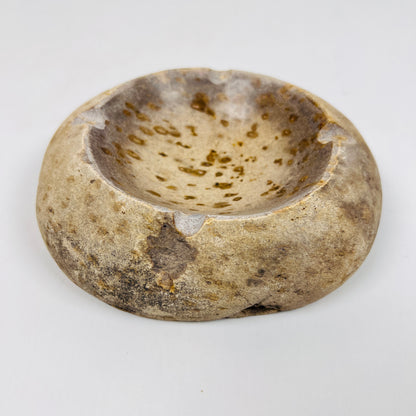 Brown Spotted Ash Tray - River Stone
