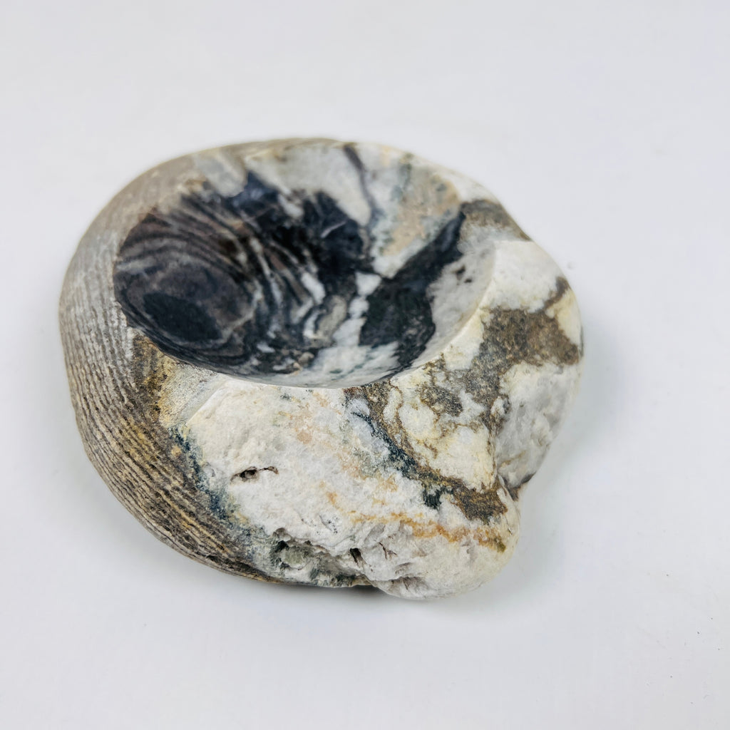 River Stone Tidal Waved Ash Tray