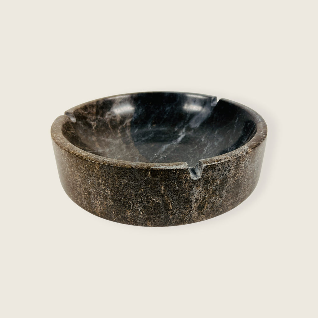 Brown Marble Ashtray