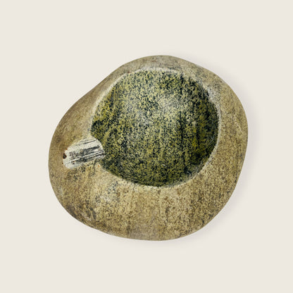 Moss Ash Tray - River Stone