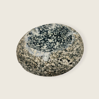 Circular Grained Ash Tray - Riverstone