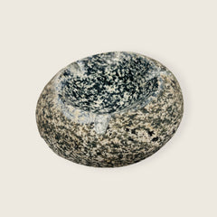 Circular Grained Ash Tray - Riverstone