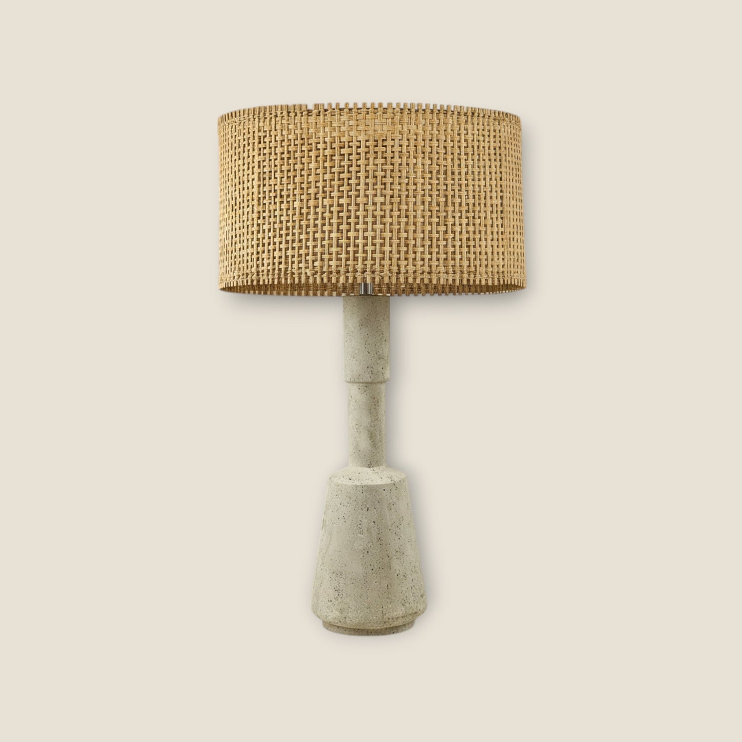 Bell Table Lamp - Travertine