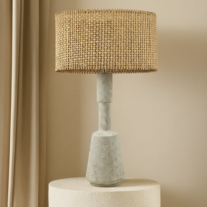 Bell Table Lamp - Travertine