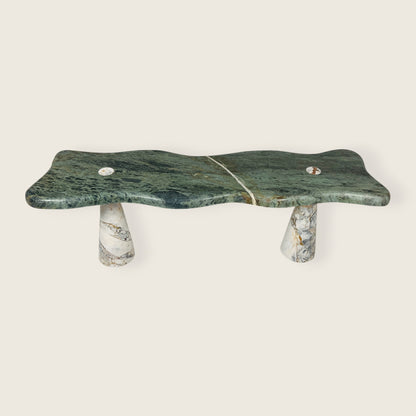 Forest Echo Bench - Green & Gray