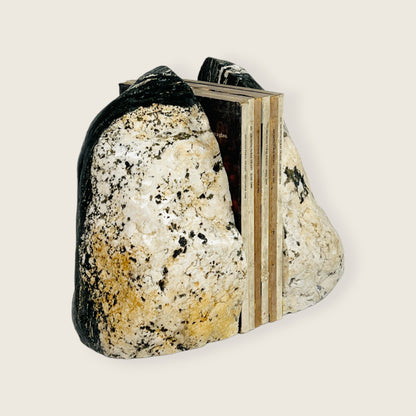 Cheetah Riverstone Bookend Pair
