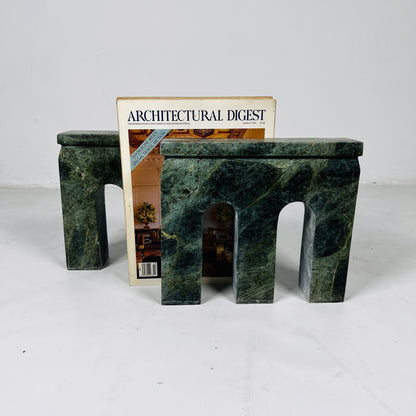Bridge Bookends Pair - Green