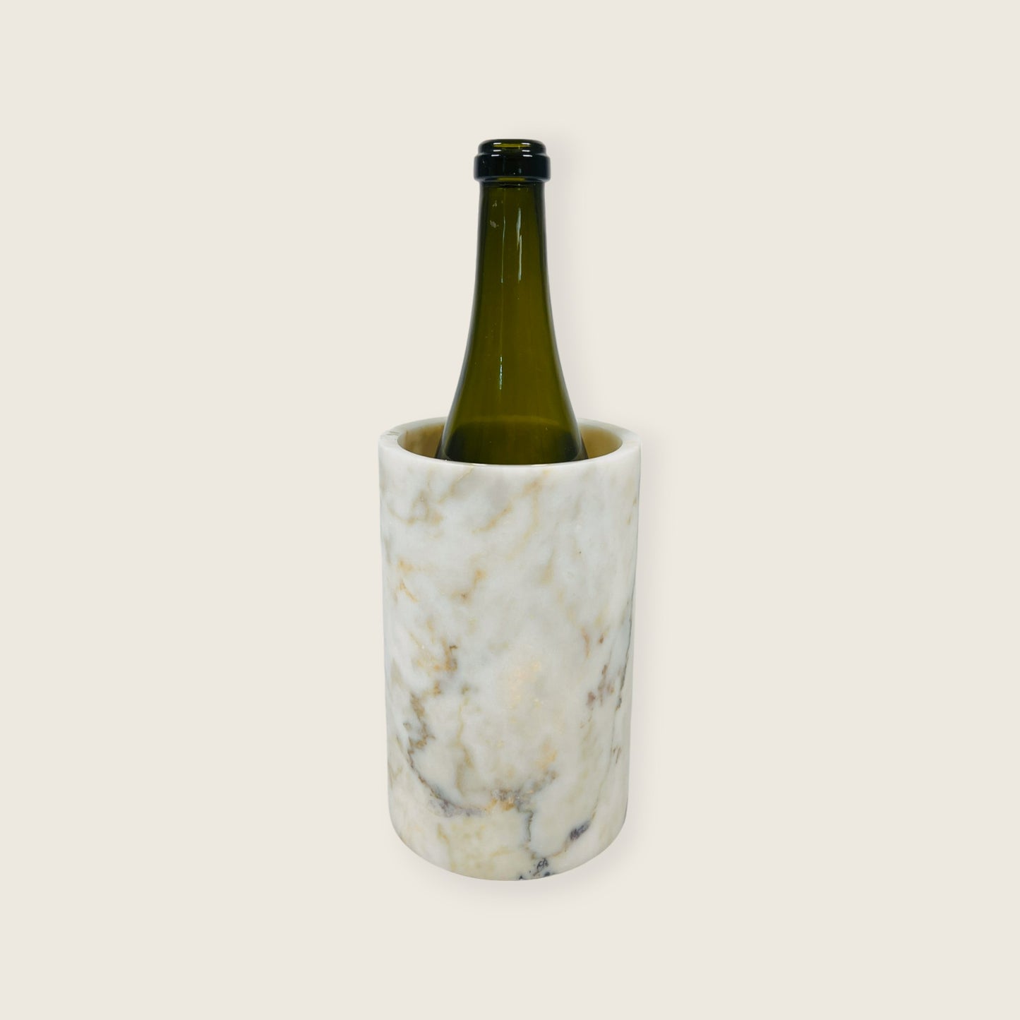 Marble Bottle Holder - Golden