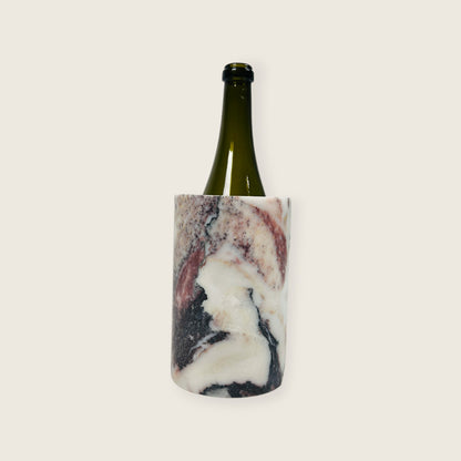 Marble Bottle Holder - -Red & White