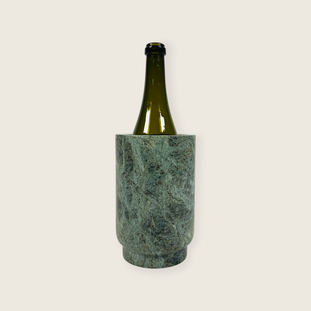 Green Marble Bottle Holder