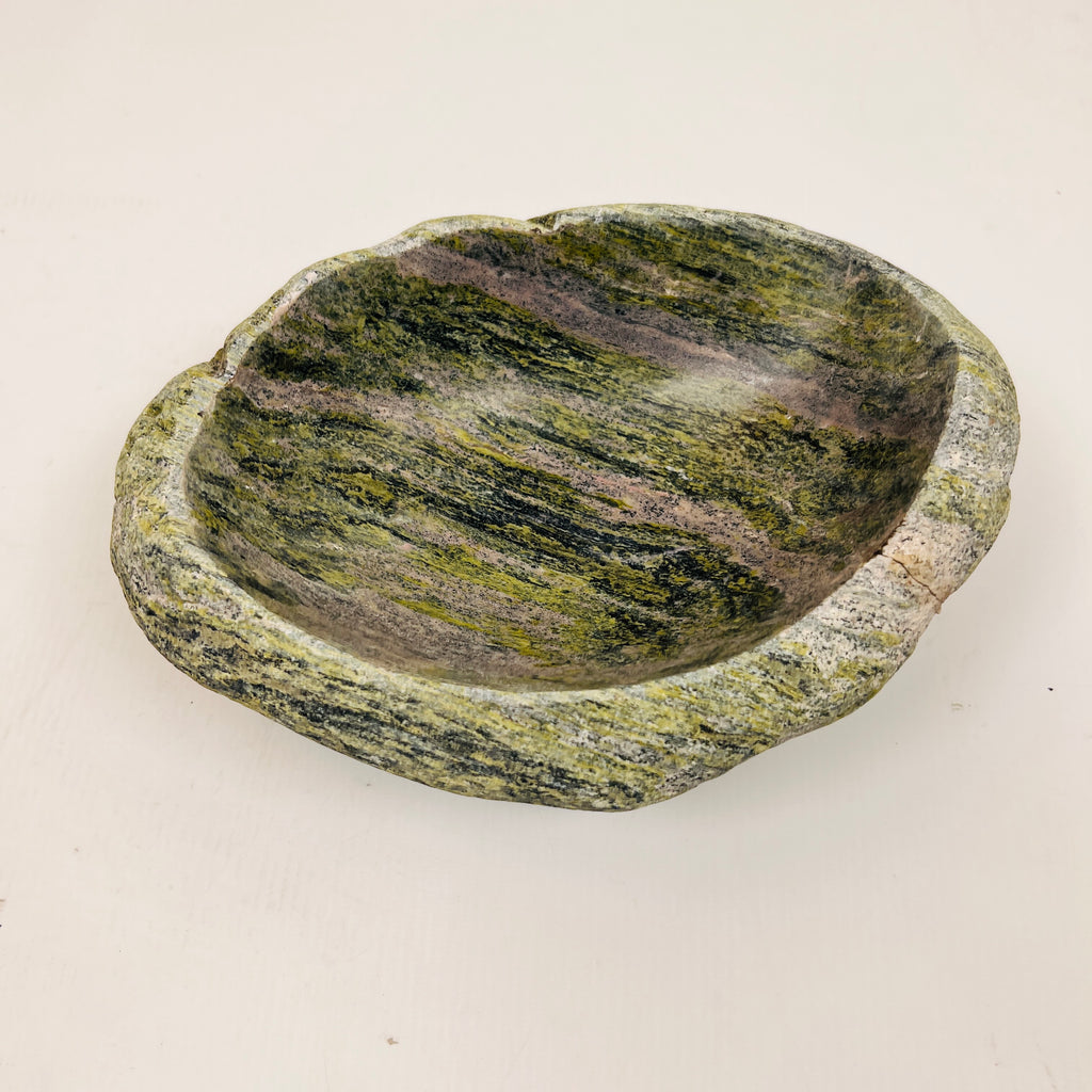 Black Grazed Moss Bowl