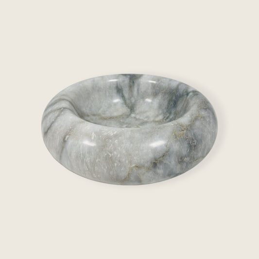 Torus Marble Bowl - Gray