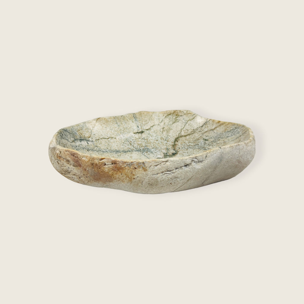 Cream Riverstone Bowl