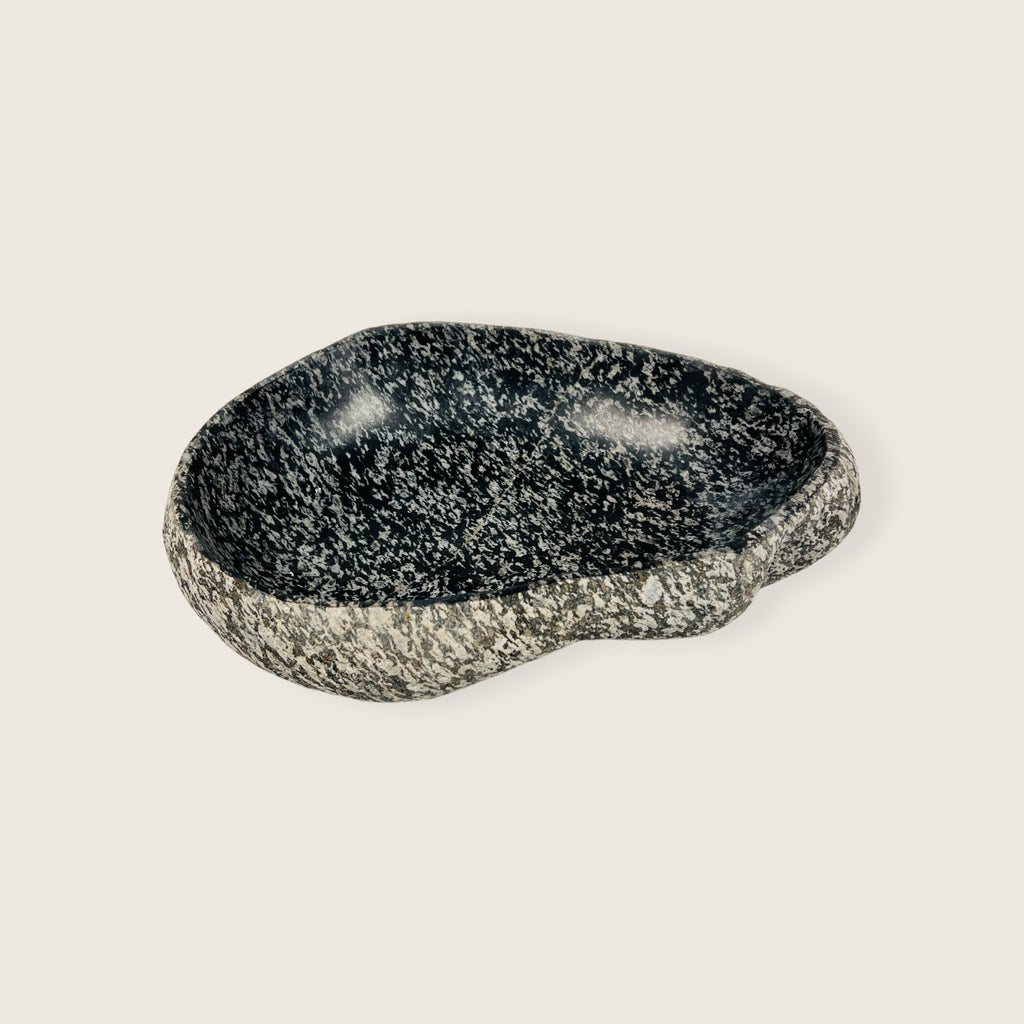 Black With Speckles Riverstone Bowl