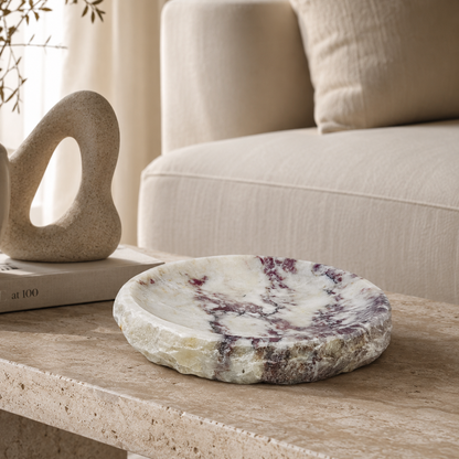 Twilight Stream Bowl - Red & White