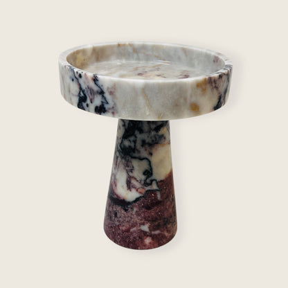 Aeva Cake Stand - Red & White