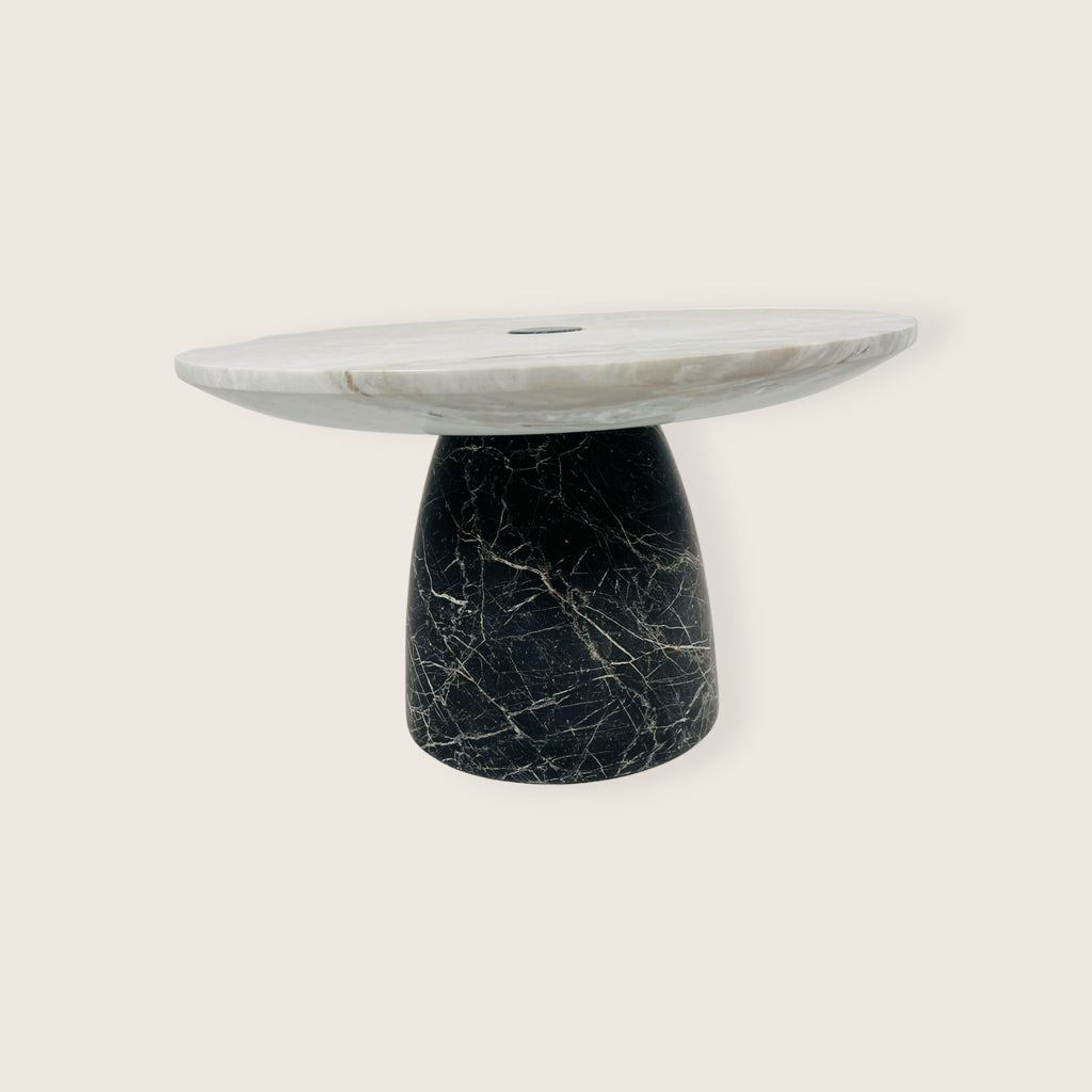 Grey and Black Marble Dessert Stand