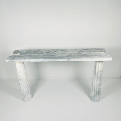 Grey Marble Console Table