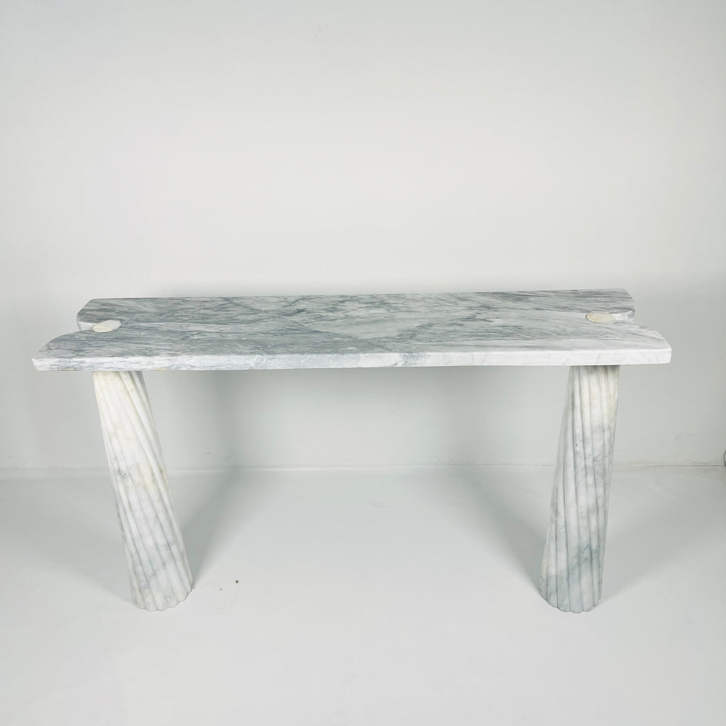 Grey Marble Console Table