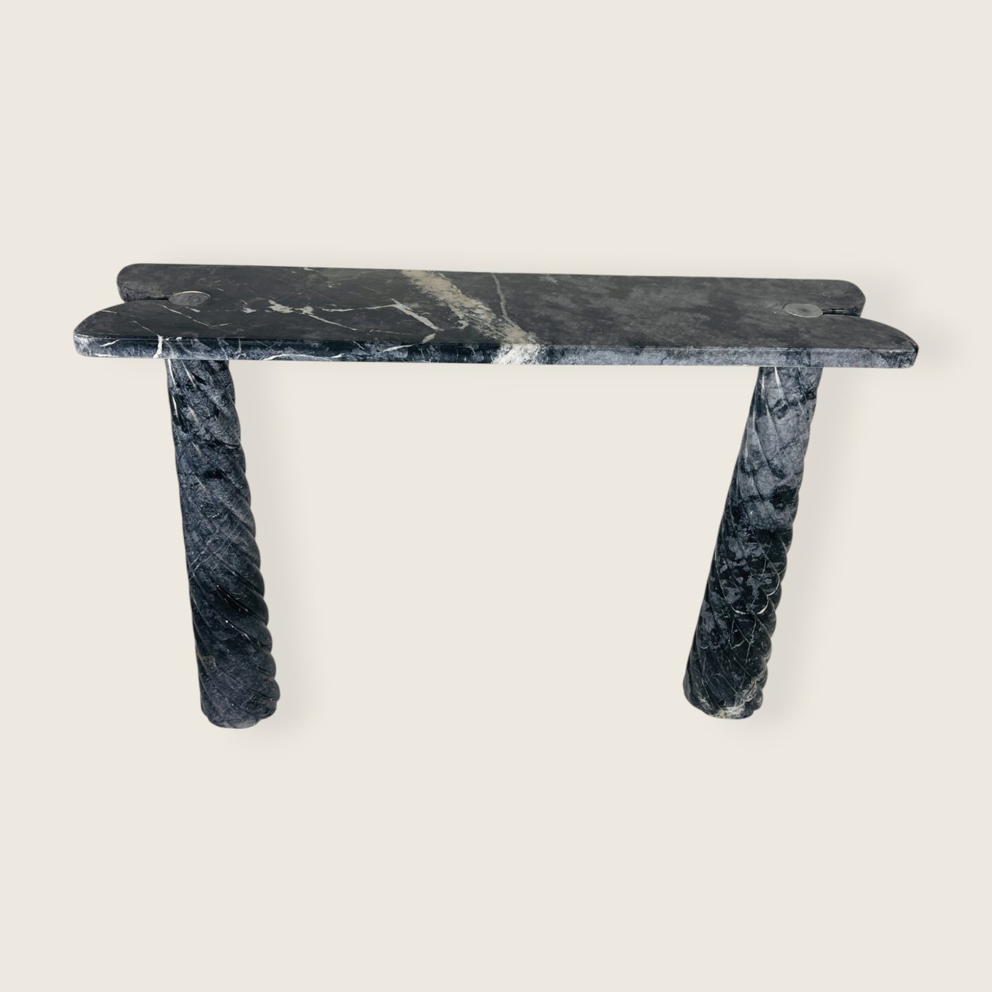 Portico Console Table - Black & Blue