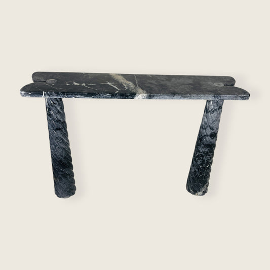 Portico Console Table - Black & Blue