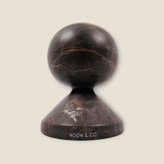 Knob Candle Stand  - Black