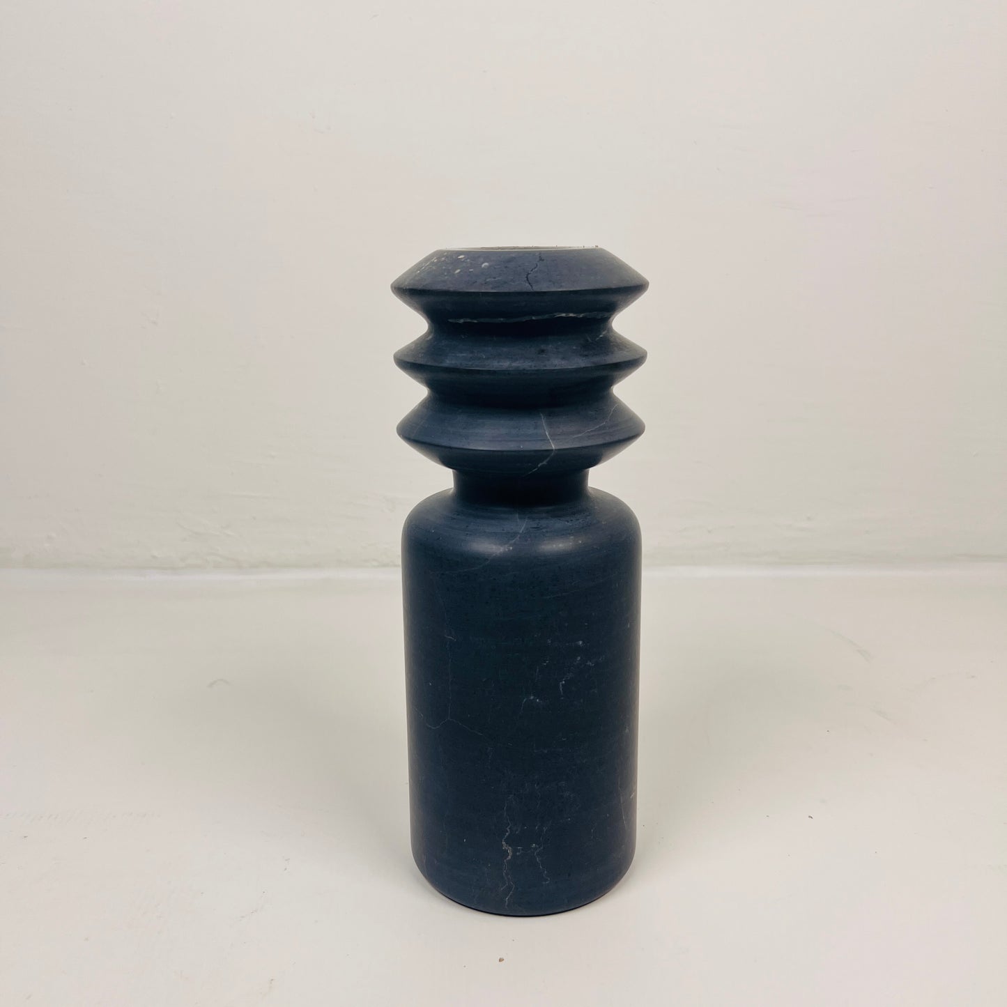 Beaded Candle Stand - Black