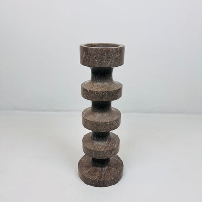 Accordian Candle Stand - Brown
