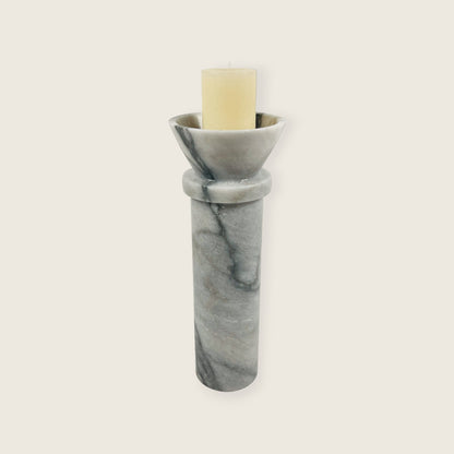 Torch Candle Stand - Gray